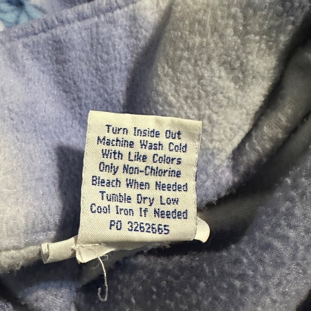 Blair Womens XL Fleece Jacket Zip Up Puppies Kittens Dog Cat Print Cozy Fall - Picture 6 of 7